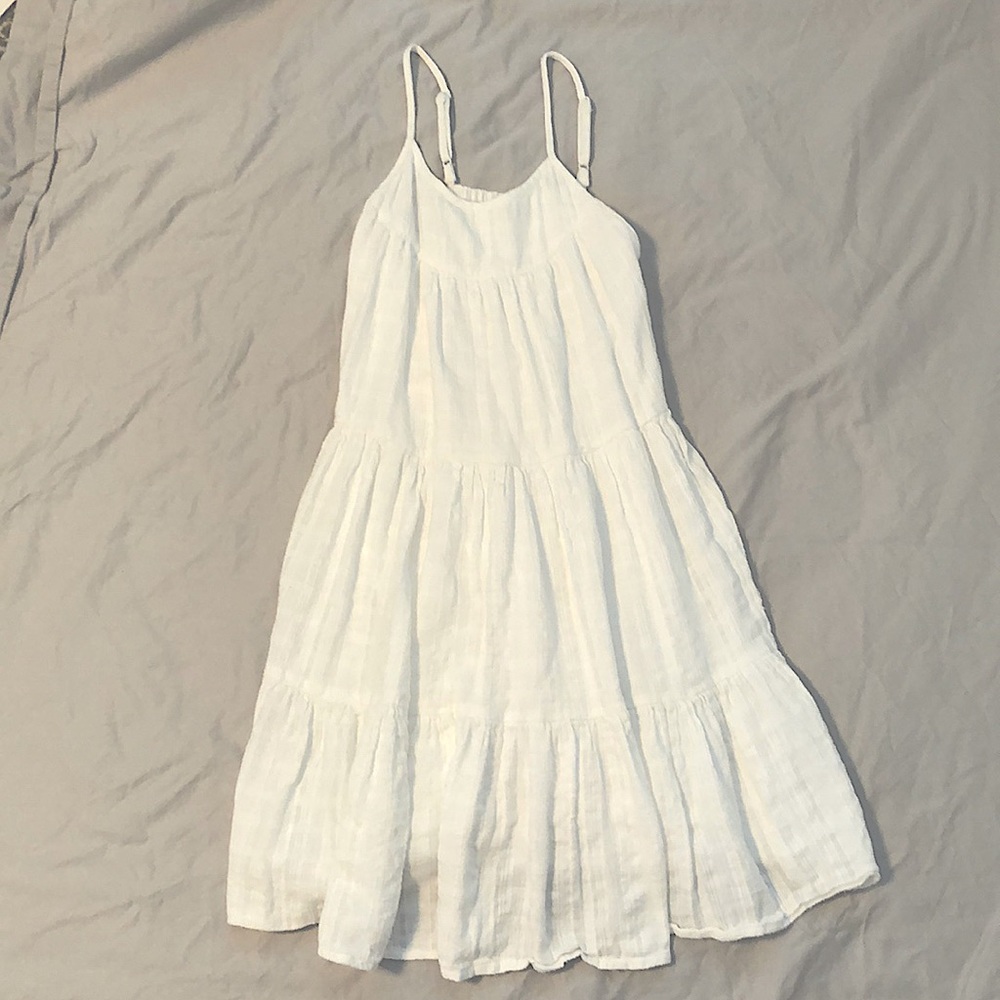 Cute, basic, white summer dress